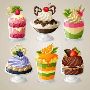 Раскраска торты и пирожные и мороженое #37 #527215