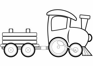 Раскраска трактор для детей 2 3 лет #33 #527587