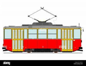 Раскраска трамвай для детей #11 #527911
