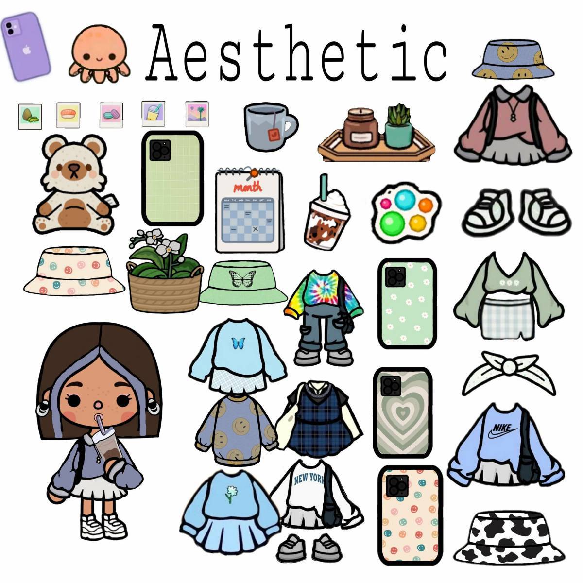 Одежда девочек аниме для срисовки (70 картинок)