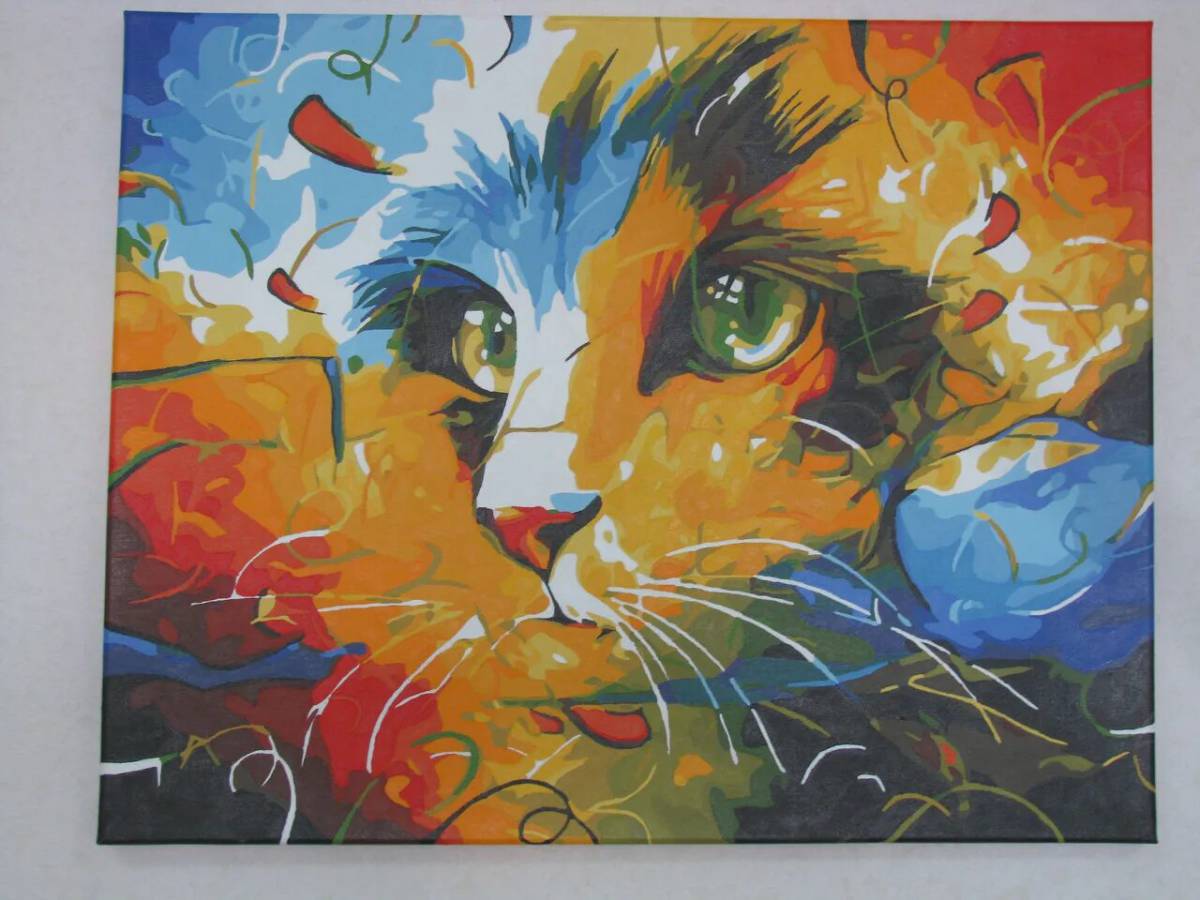 Толстый котик картина по номерам на холсте z na57 40х40 #20