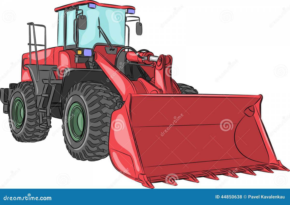 Трактор с ковшом для детей #3