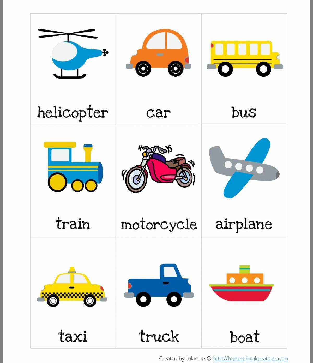 Картинки наземный транспорт для дошкольников
