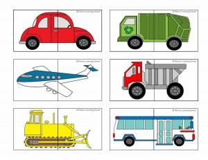 Раскраска транспорт для дошкольников #12 #528093