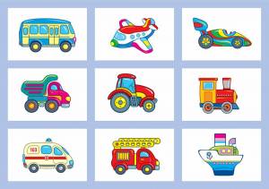 Раскраска транспорт для детей #4 #528202