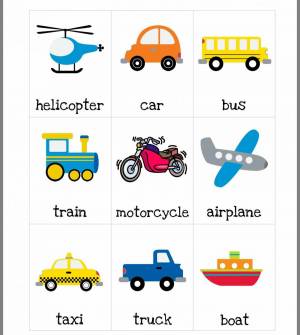 Раскраска транспорт для детей #9 #528207