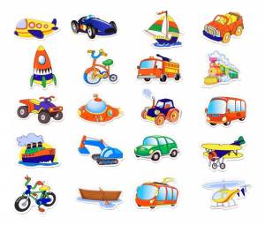 Раскраска транспорт для детей #24 #528222