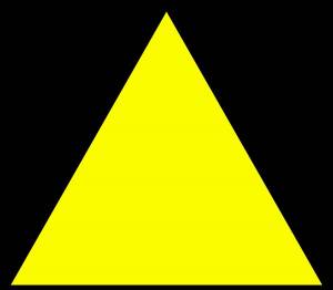 Раскраска треугольник для детей #1 #528812