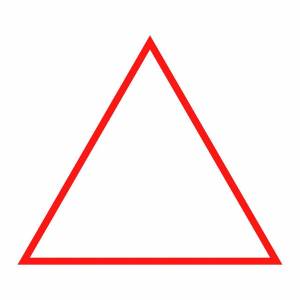 Раскраска треугольник для детей #12 #528823