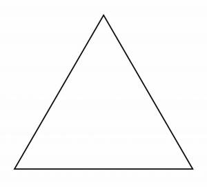 Раскраска треугольник для детей #22 #528833