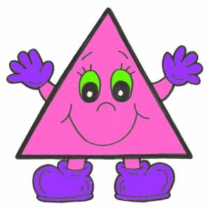 Раскраска треугольник для детей #26 #528837