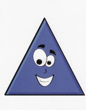 Раскраска треугольник для детей #28 #528839