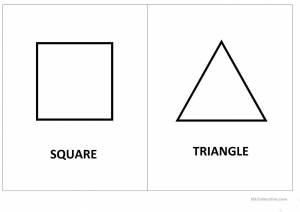 Раскраска треугольник круг квадрат #14 #528855
