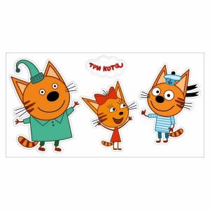 Раскраска три кота для малышей #6 #529099
