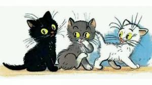 Раскраска три котенка сутеев #36 #529311