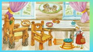 Раскраска три медведя для детей 3 4 лет #14 #529356