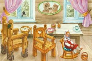 Раскраска три медведя для детей 4 5 лет #8 #529386