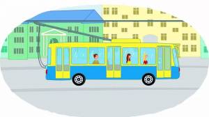 Раскраска троллейбус для детей #7 #529717