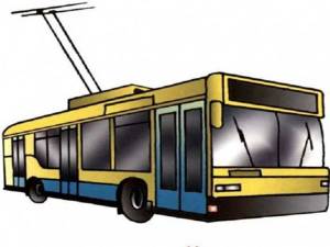 Раскраска троллейбус для детей #32 #529742