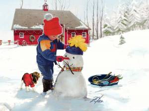 Раскраска труд людей зимой для детей #21 #530094