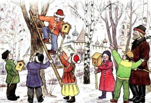 Раскраска труд людей зимой для детей #25 #530098