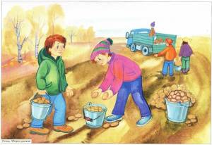 Раскраска труд людей зимой для детей #31 #530104