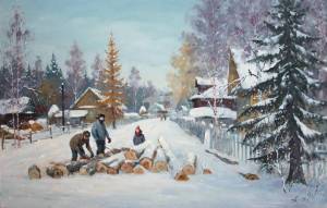 Раскраска труд на селе зимой #8 #530120