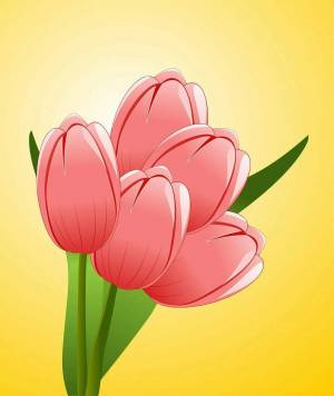 Раскраска тюльпан для детей #7 #531323