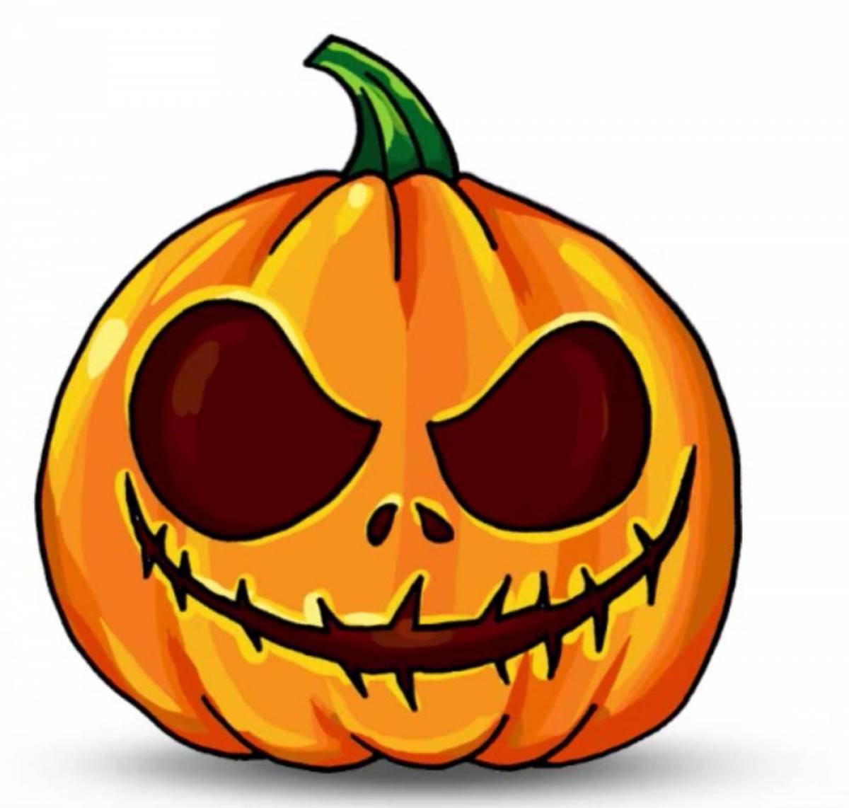 Раскраски Хэллоуин: тыквы, сказочные герои и маски