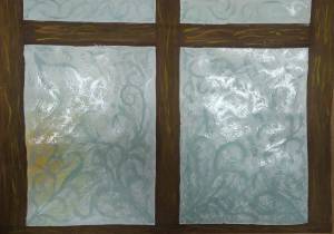 Раскраска узоры на окне морозные для детей #9 #532847