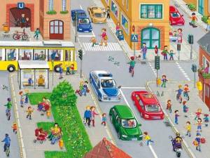 Раскраска улица города для детей #33 #533289
