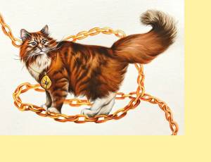 Раскраска ученый кот из сказки пушкина #12 #536026