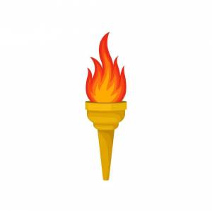 Раскраска факел для детей #6 #537017
