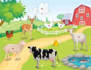 Раскраска ферма для детей #4 #538119