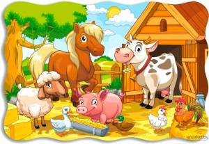 Раскраска ферма для детей #6 #538121