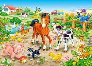 Раскраска ферма для детей #17 #538132