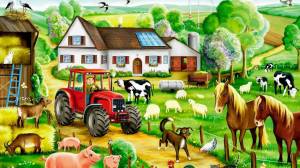 Раскраска ферма для детей #24 #538139