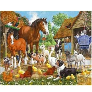 Раскраска ферма с домашними животными #6 #538148