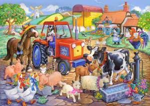 Раскраска ферма с домашними животными #8 #538150