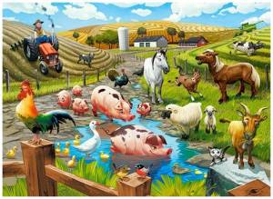 Раскраска ферма с домашними животными #12 #538154