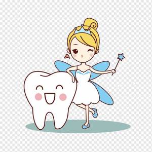 Раскраска фея зубная для детей #34 #538341