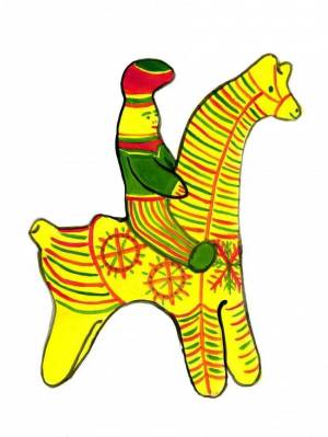 Раскраска филимоновская игрушка лошадка #4 #539772