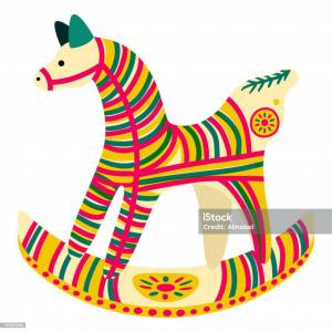 Раскраска филимоновская игрушка лошадка #13 #539781