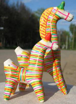 Раскраска филимоновская игрушка лошадка #29 #539797