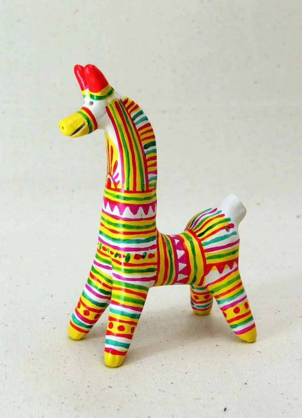 Филимоновская игрушка лошадка #36