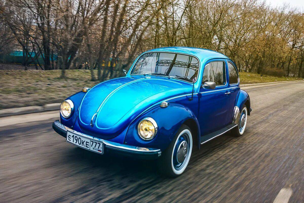 Volkswagen Beetle РіРѕР»СѓР±РѕР№