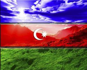 Раскраска флаг азербайджана #11 #540452