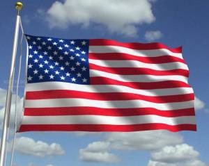 Раскраска флаг американский #14 #540493