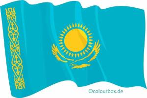 Раскраска флаг казахстана для детей #35 #541002