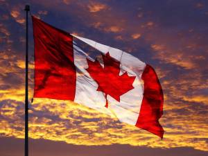 Раскраска флаг канады #4 #541007